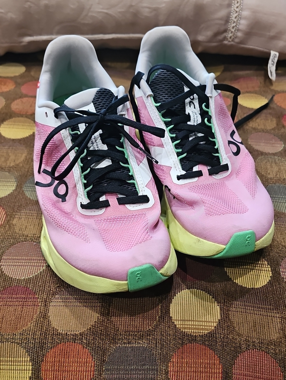 On Running Cloudsurfer Next Women’s Pink & Mint Cloud Running Shoes
